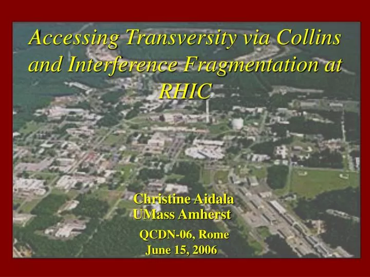 accessing transversity via collins and interference fragmentation at rhic