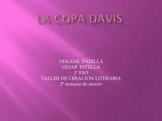 la copa davis