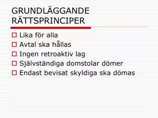 grundl ggande r ttsprinciper
