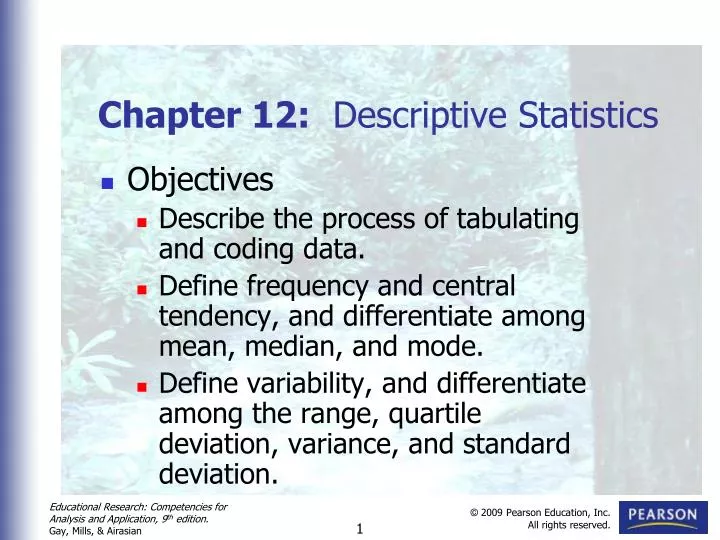chapter 12 descriptive statistics
