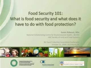 Food Security 101: What is food security and what does it have to do with food protection?