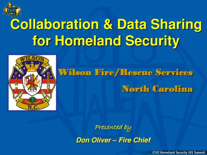 collaboration data sharing for homeland security