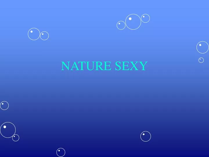 nature sexy