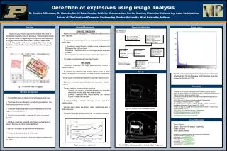 Detection of explosives using image analysis