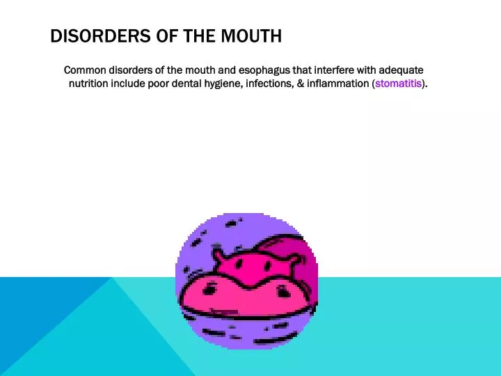 disorders of the mouth