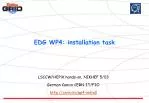 EDG WP4: installation task