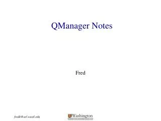 QManager Notes