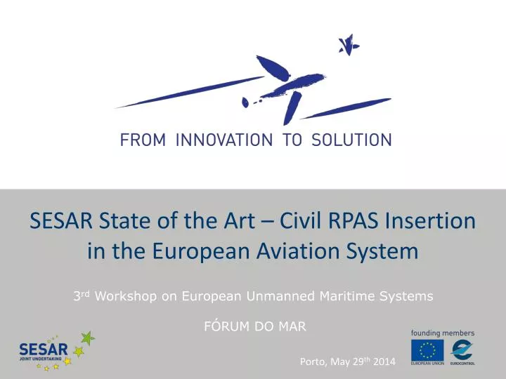 sesar state of the art civil rpas insertion in the european aviation system