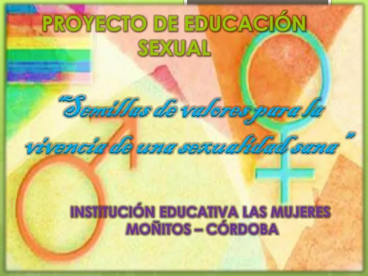 proyecto de educaci n sexual