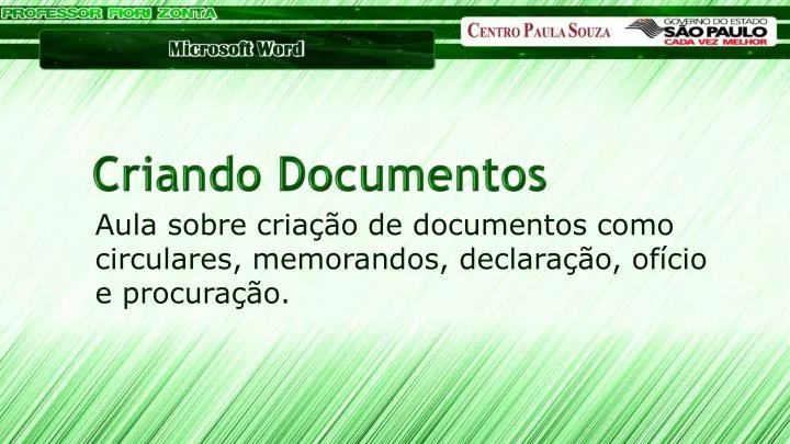 criando documentos