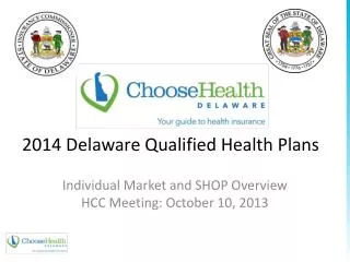 2014 Delaware Qualified Health Plans