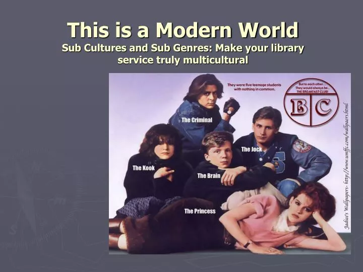 this is a modern world sub cultures and sub genres make your library service truly multicultural