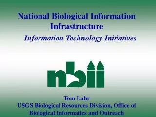 National Biological Information Infrastructure