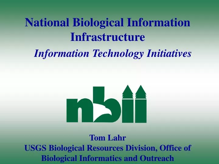 national biological information infrastructure