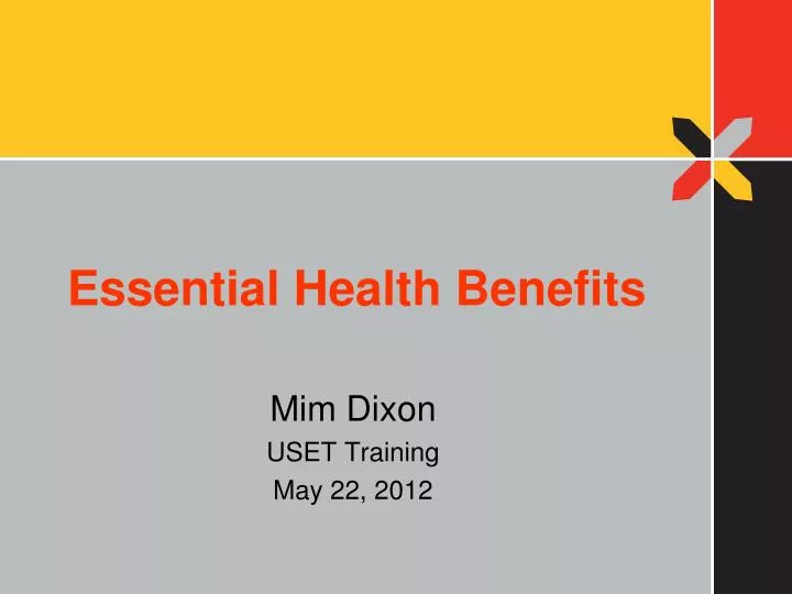 essential health benefits