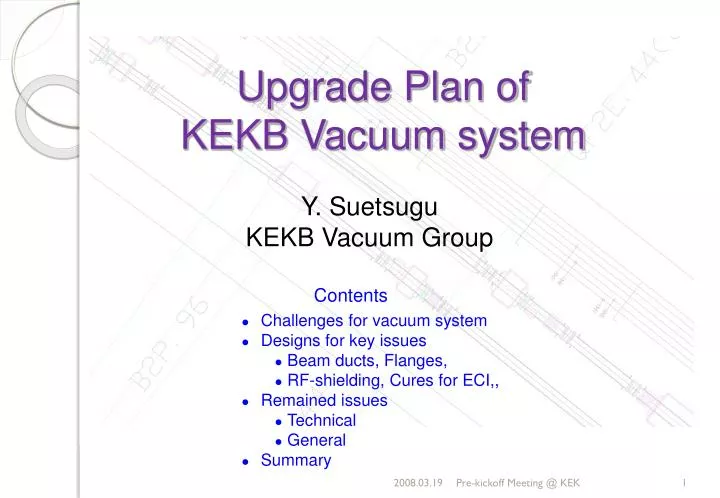 upgrade plan of kekb vacuum system