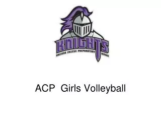 ACP Girls Volleyball