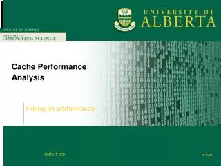 Cache Performance Analysis
