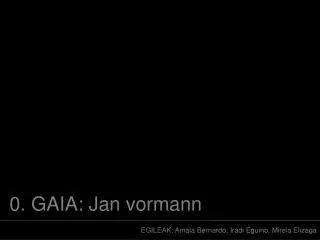 0 gaia jan vormann