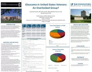 Glaucoma in United States Veterans: An Overlooked Group?