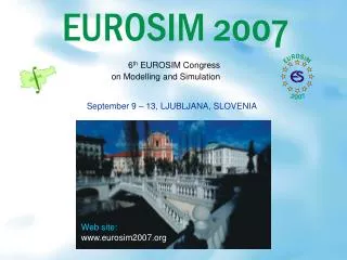 September 9 – 13, LJUBLJANA, SLOVENIA