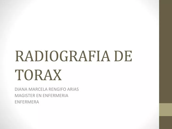 radiografia de torax