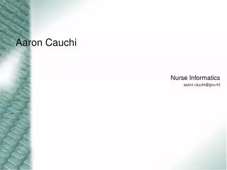 Aaron Cauchi