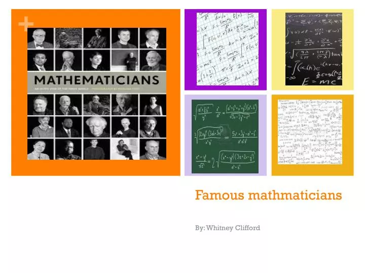 famous mathmaticians