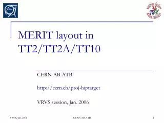 MERIT layout in TT2/TT2A/TT10