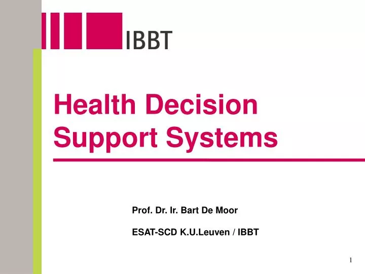 health decision support systems