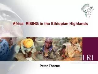 Africa RISING in the Ethiopian Highlands