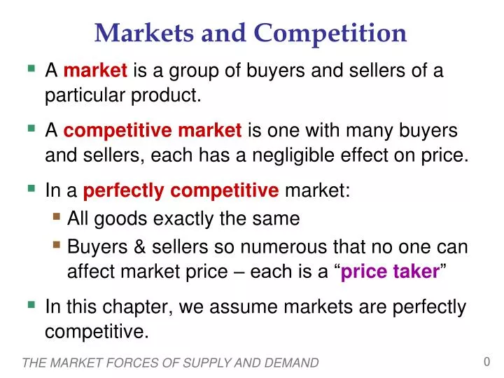 markets and competition