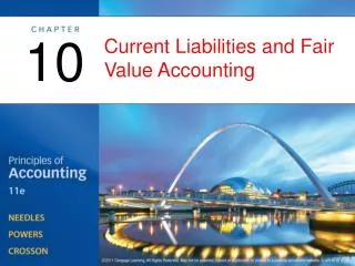 Current Liabilities and Fair Value Accounting