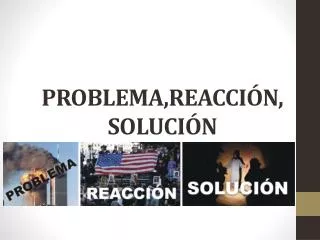 problema reacci n soluci n