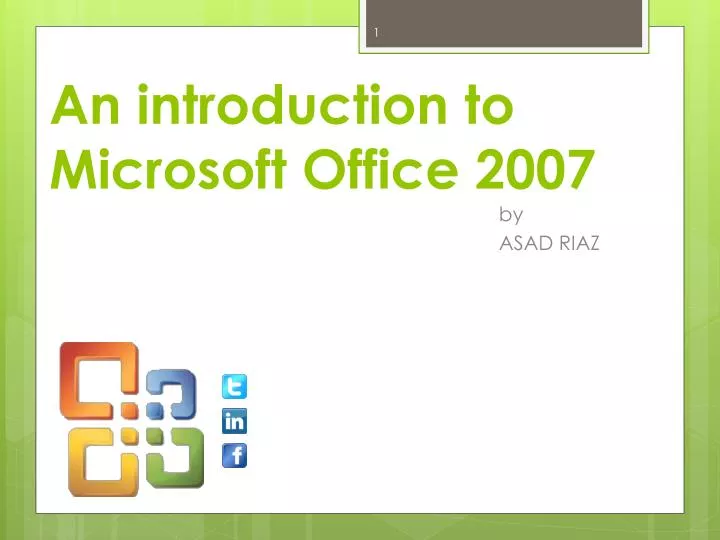 an introduction to microsoft office 2007