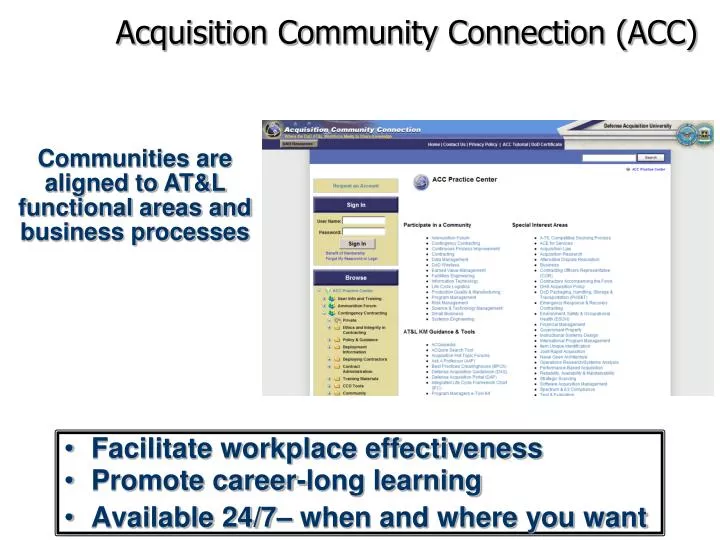 acquisition community connection acc