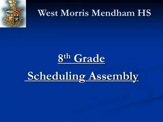 West Morris Mendham HS