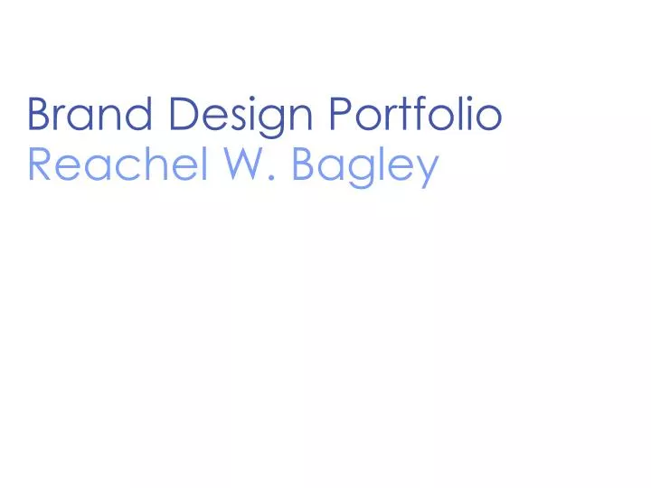 brand design portfolio