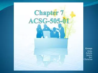 chapter 7 acsg 505 01