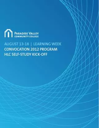 convocation program 2012