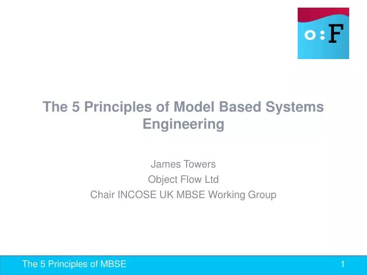 the 5 principles of model based systems engineering