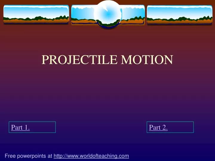 projectile motion