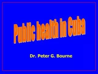 Public health in Cuba