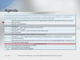 agenda