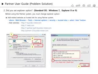 ? Partner User Guide (Problem Solution)
