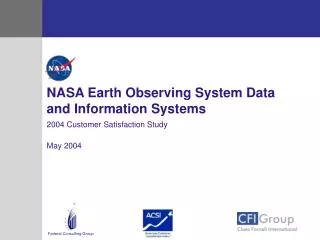 NASA Earth Observing System Data and Information Systems
