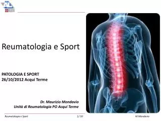 Reumatologia e Sport