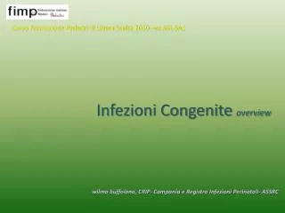 infezioni congenite overview