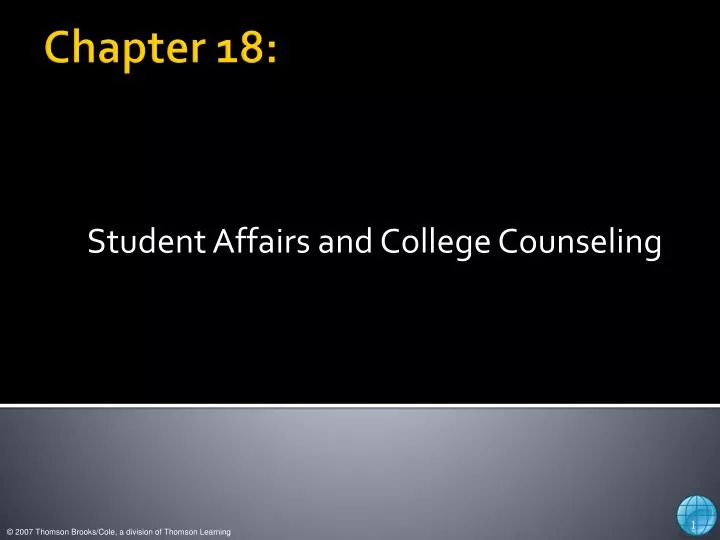 student affairs and college counseling