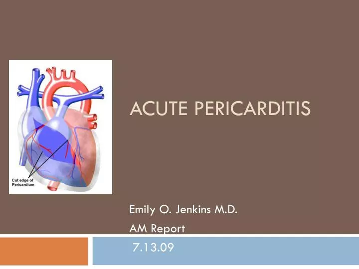 acute pericarditis